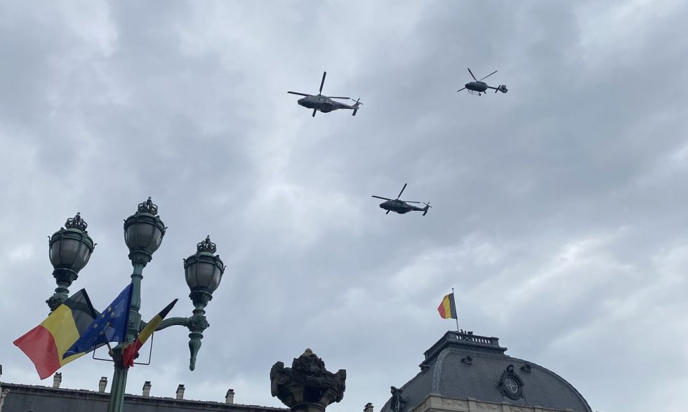 Un étudiant de la Hel au défilé du 21 juillet !