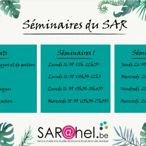 Séminaires du SAR